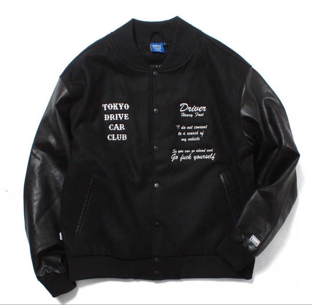 ジャケット・アウター tokyo drive car club varsity jacket