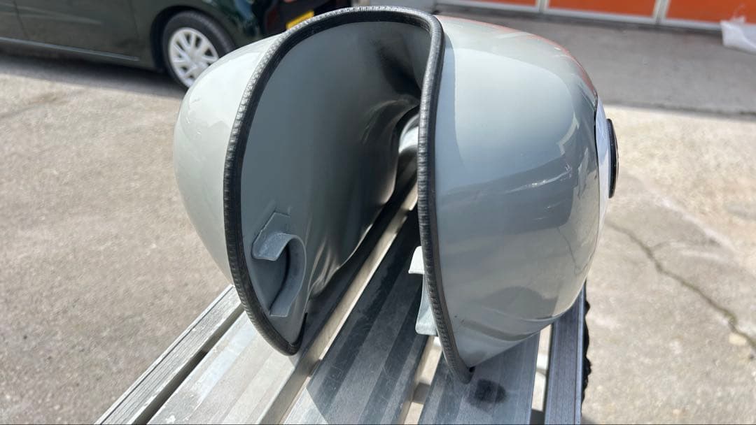 SR400 500バイクタンク グレー/ホワイト yamaha