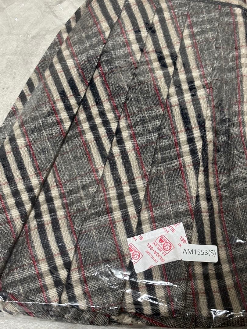 スカート Monica check pleats mini skirt beige S