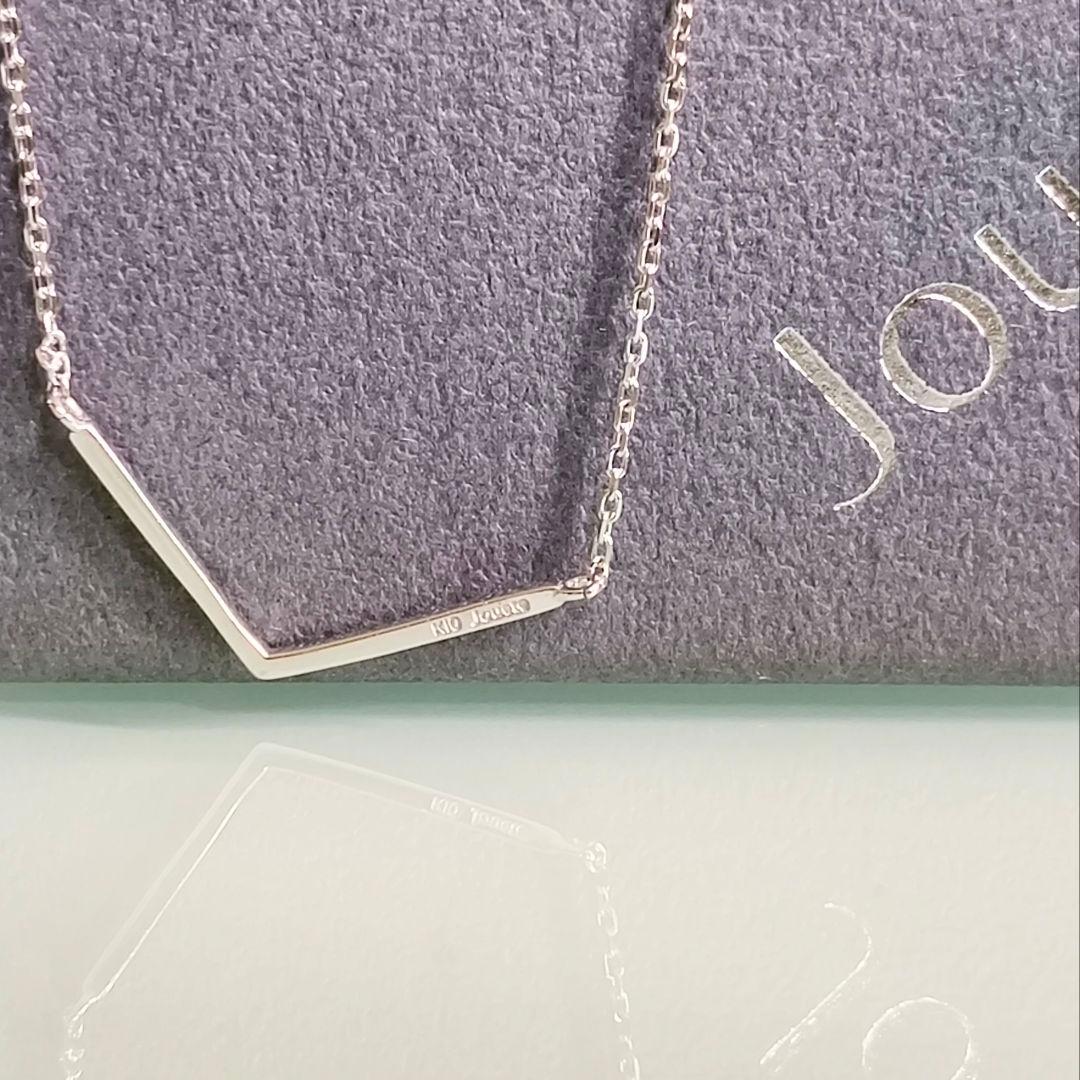 jouete　K10 WG　V　ライン　モダン　ベーシックシンプル　ネックレス