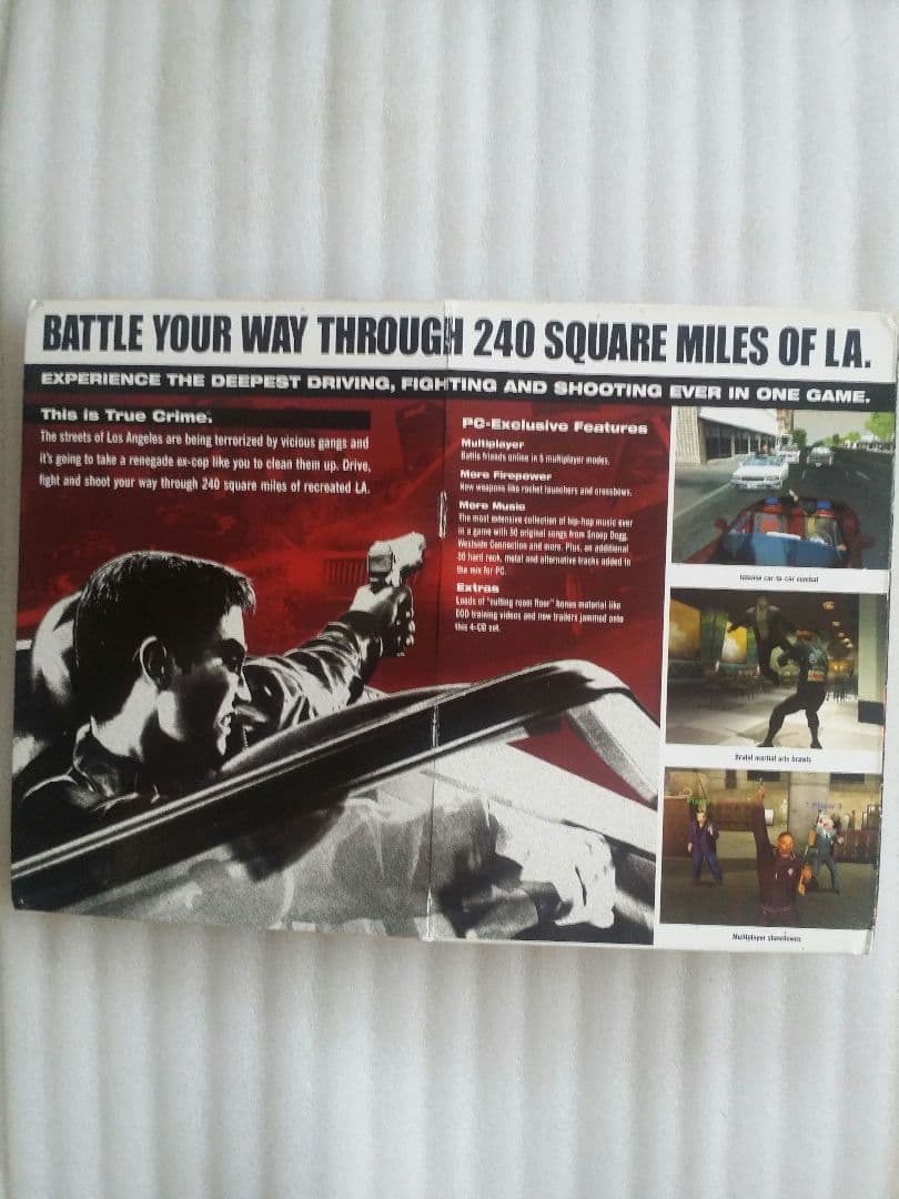 PCゲーム　TRUE CRIME STREETS OF LA　海外版　中古品