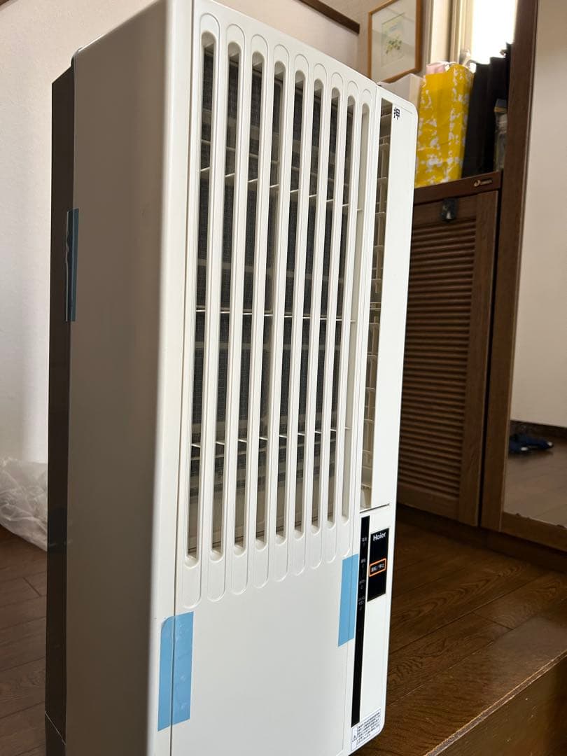 [新品未使用]Haier JA-16L ウインド形 エアコン　リモコン付属