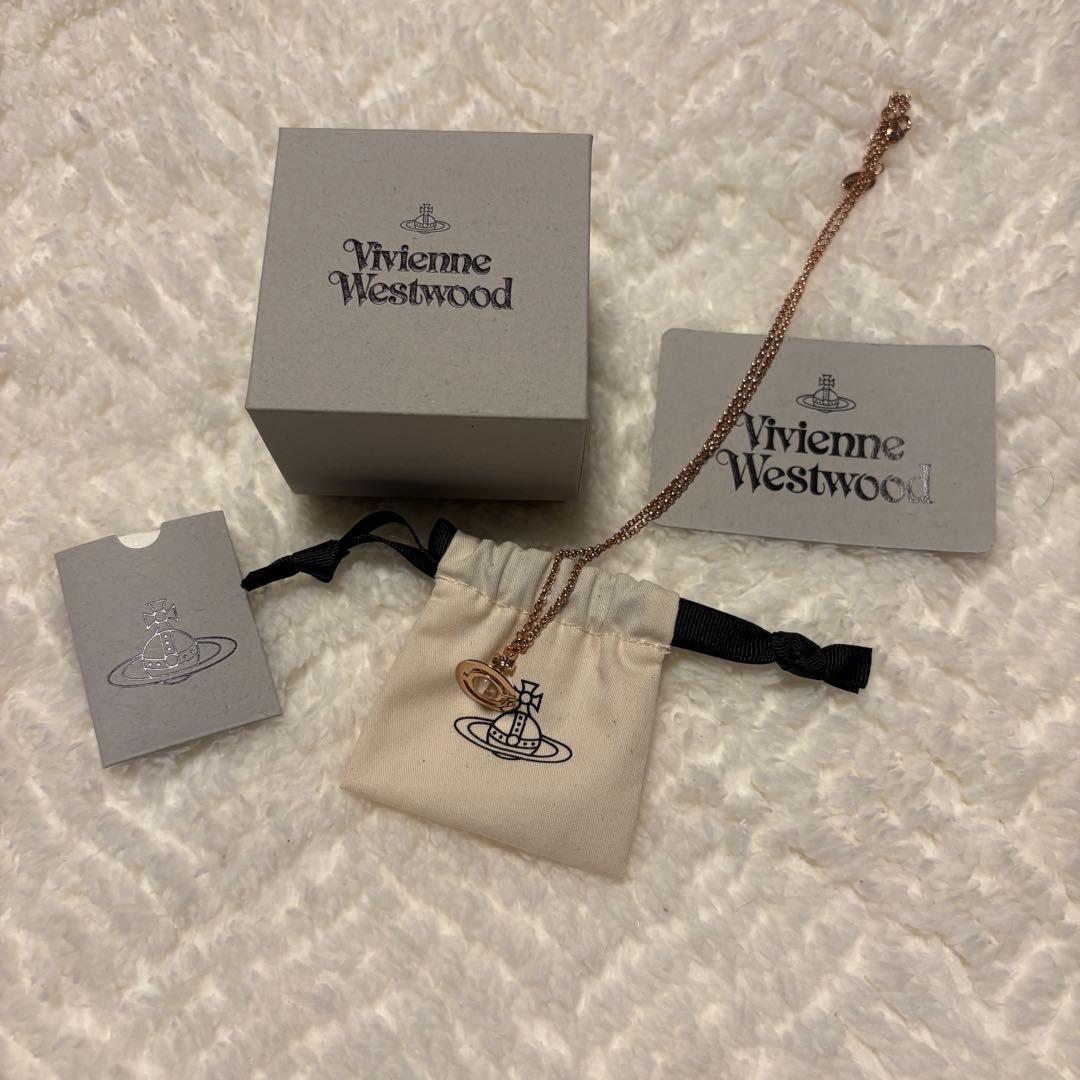 【新品未使用】Vivienne Westwood ネックレス ローズゴールド