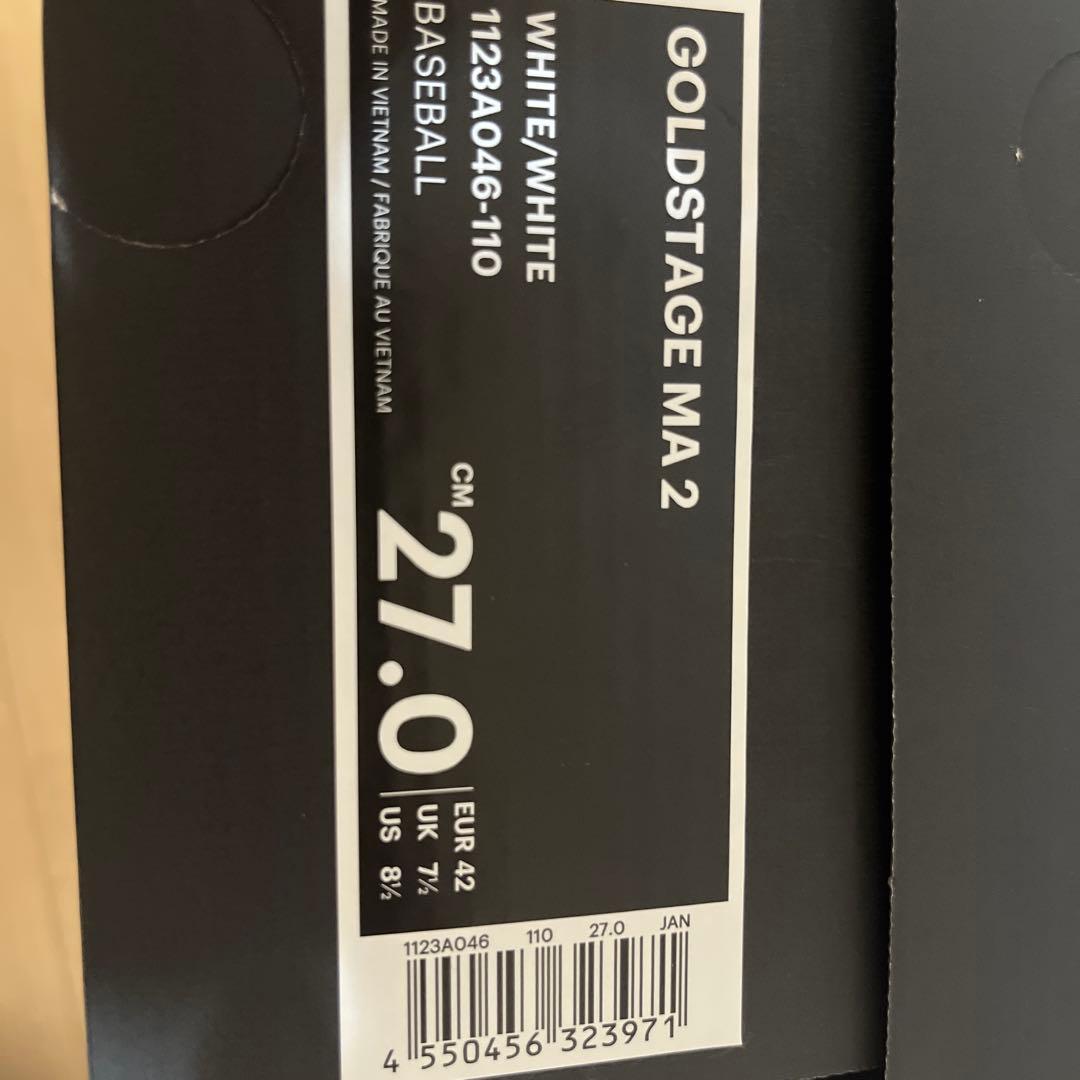 asics Dストレージ ホワイト スパイク