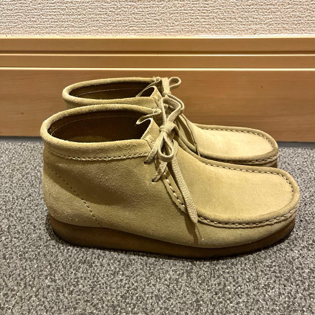 クラークス　レースアップシューズ ワラビーブーツ メープルスエード
