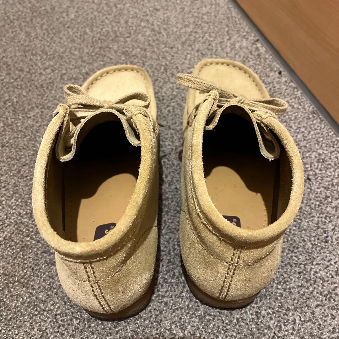 クラークス　レースアップシューズ ワラビーブーツ メープルスエード