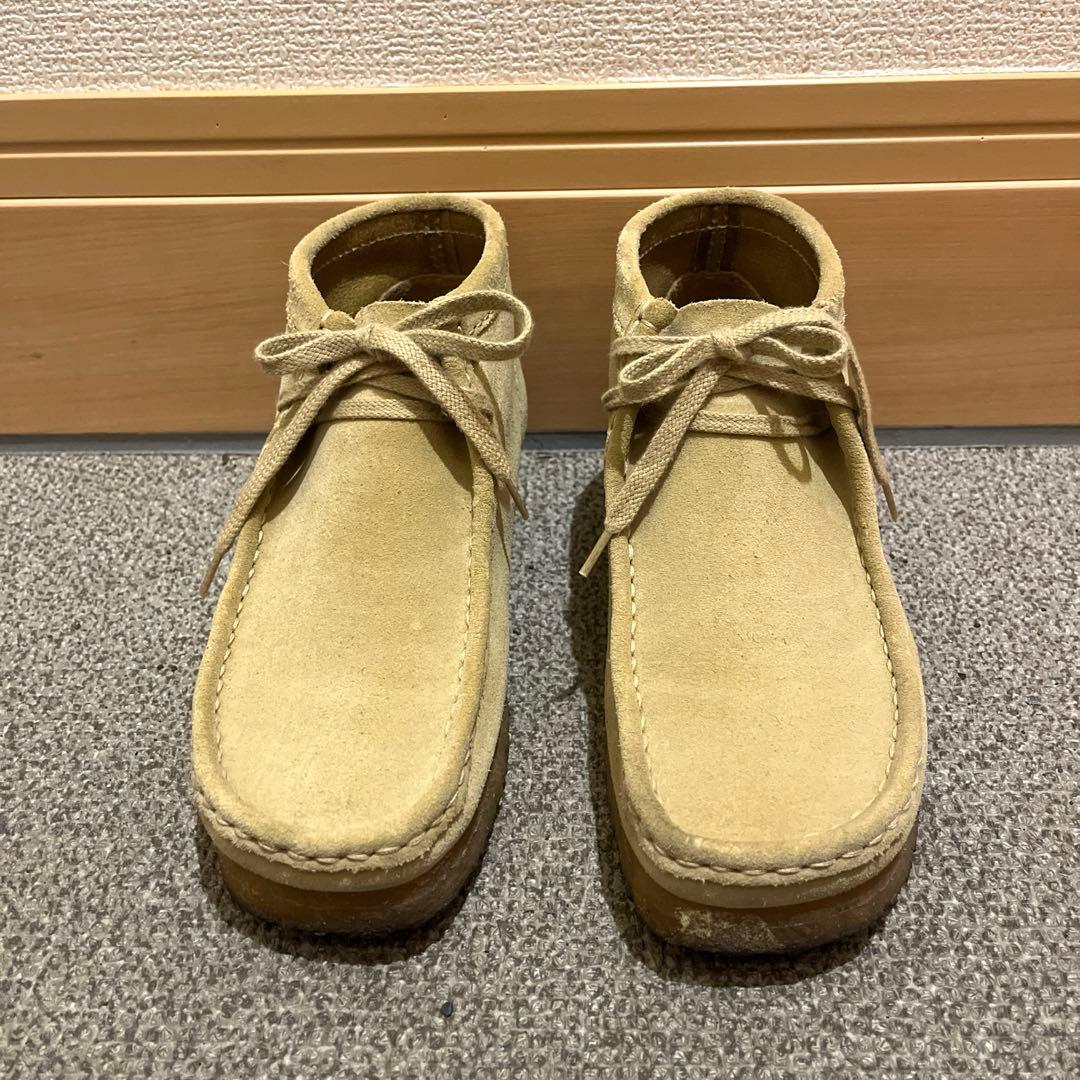 クラークス　レースアップシューズ ワラビーブーツ メープルスエード