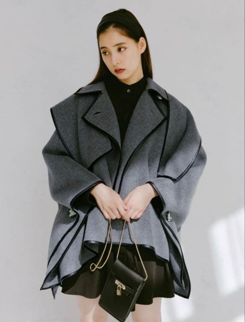 SNIDEL×新木優子×sweet コート ポンチョコート