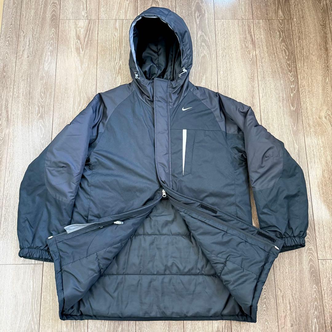 美品 Nike ナイキ Clim-FIT 短丈 中綿 ベンチコートジャケット L