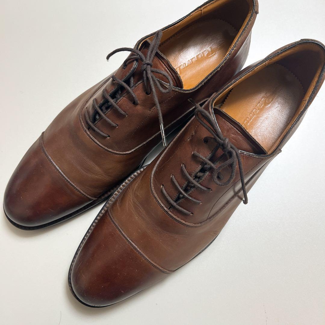 RUN WALK ダークブラウン レザー ドレスシューズ 26.5cm