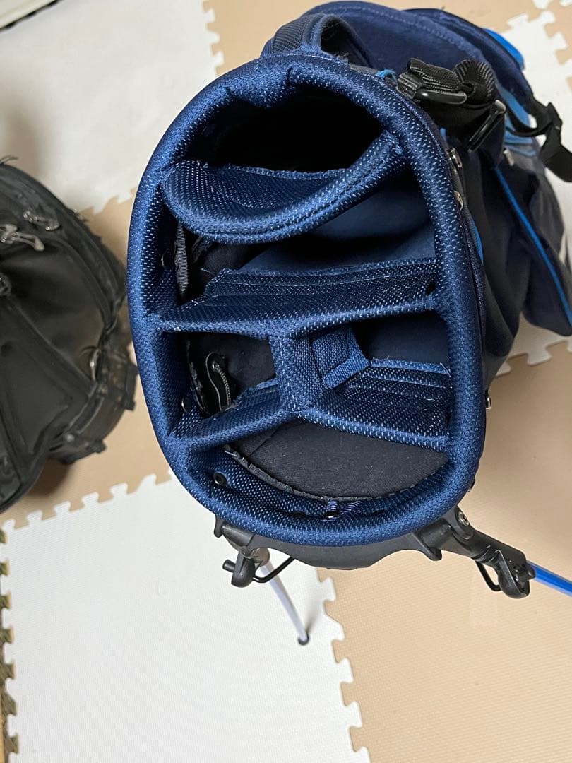 希少　ナイキ　スポーツライトスタンド付キャディバッグ ネイビー/ブルー