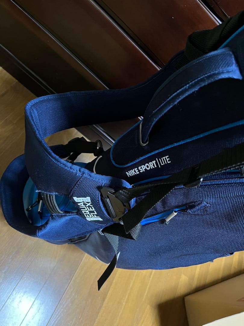 希少　ナイキ　スポーツライトスタンド付キャディバッグ ネイビー/ブルー