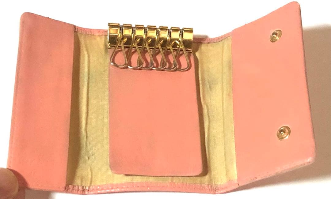 CHANEL シャネル☆6連キーケース☆ココマークピンクレザー☆ミニショッパー付