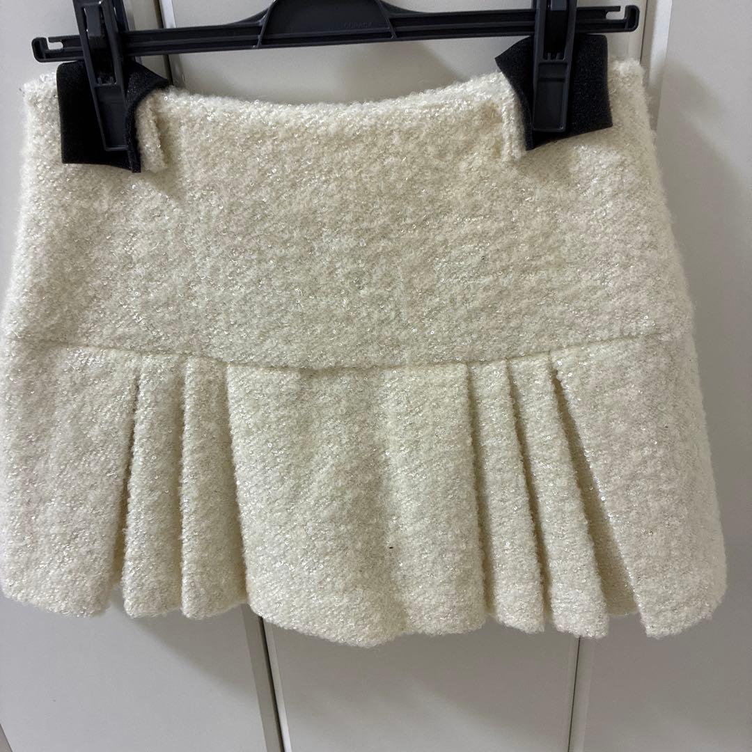 【新品未使用】タグ付　THE TOÉ Chiemsee Skirt 白　S