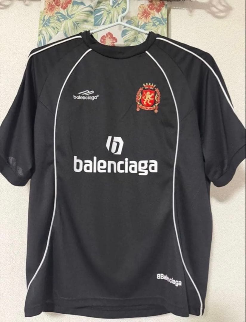 Balenciaga 黒 Tシャツ PARIS 10