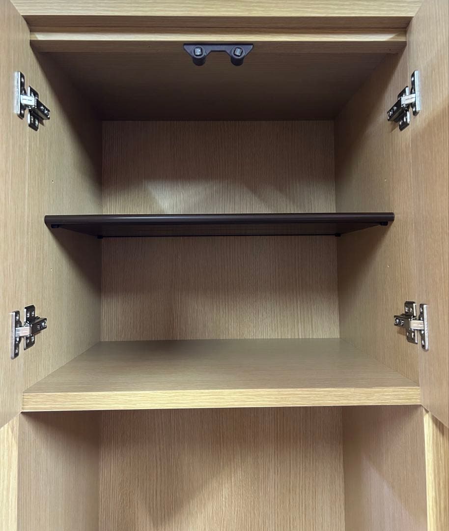 美品！ シューズBOX 下駄箱 玄関収納 ハイタイプ ナチュラル色 送料込み