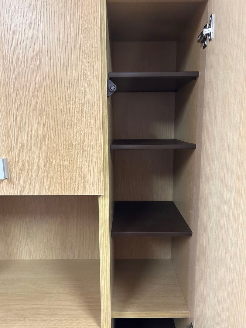 美品！ シューズBOX 下駄箱 玄関収納 ハイタイプ ナチュラル色 送料込み