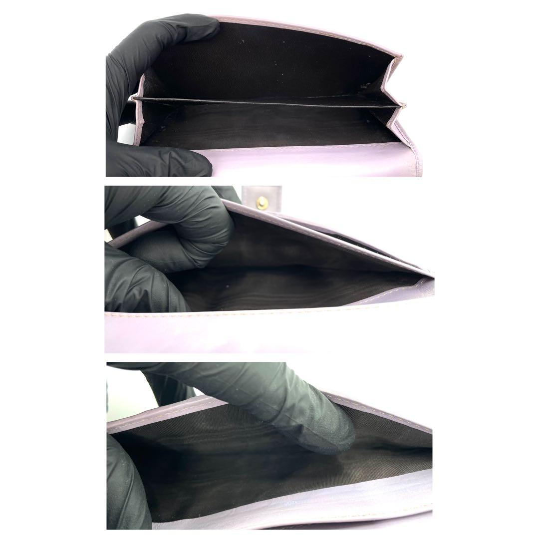 グッチ✨GGシマ Wホック 長財布 ゴールドロゴ レザー 7カード 大容量