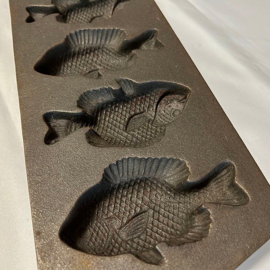 レア[新品未使用] ヴィンテージ　ロッジLODGE 魚型焼き機