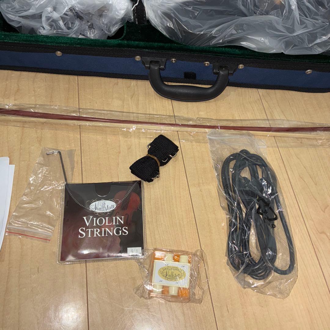 美品hallstatt EV-30 cv-210e エレキバイオリン　ブラック