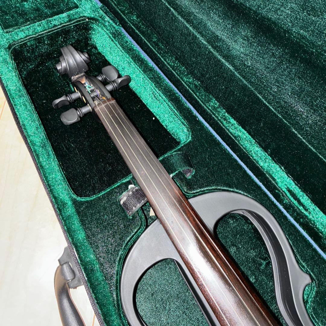 美品hallstatt EV-30 cv-210e エレキバイオリン　ブラック