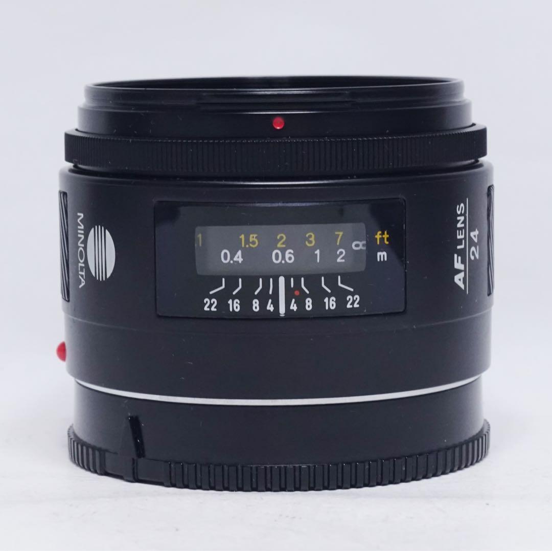 極美品 Minolta AF 24mm f2.8 広角 単焦点レンズ