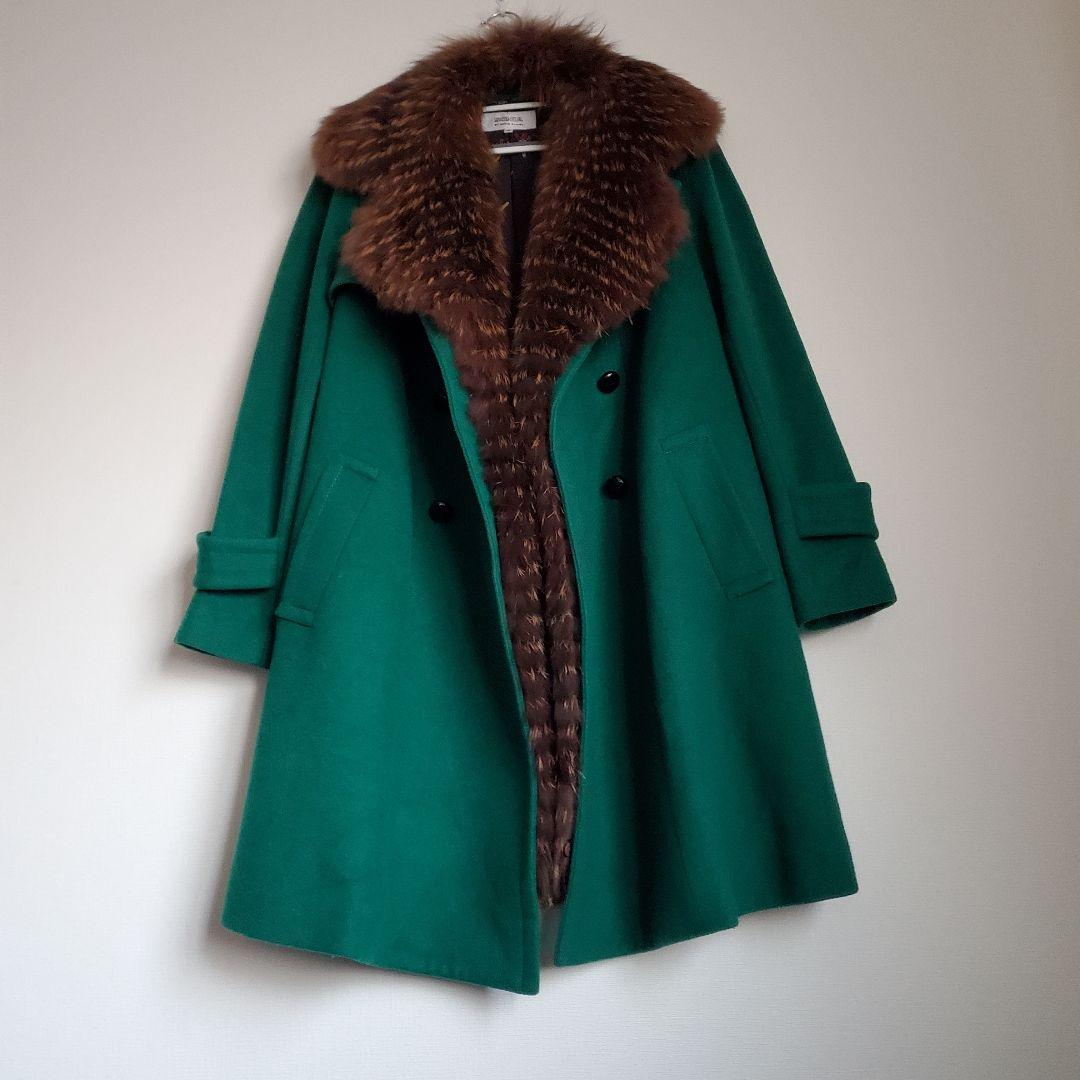 SONIARYKIEL ソニアリキエル　ウールコート 美品 リアルファー　毛皮