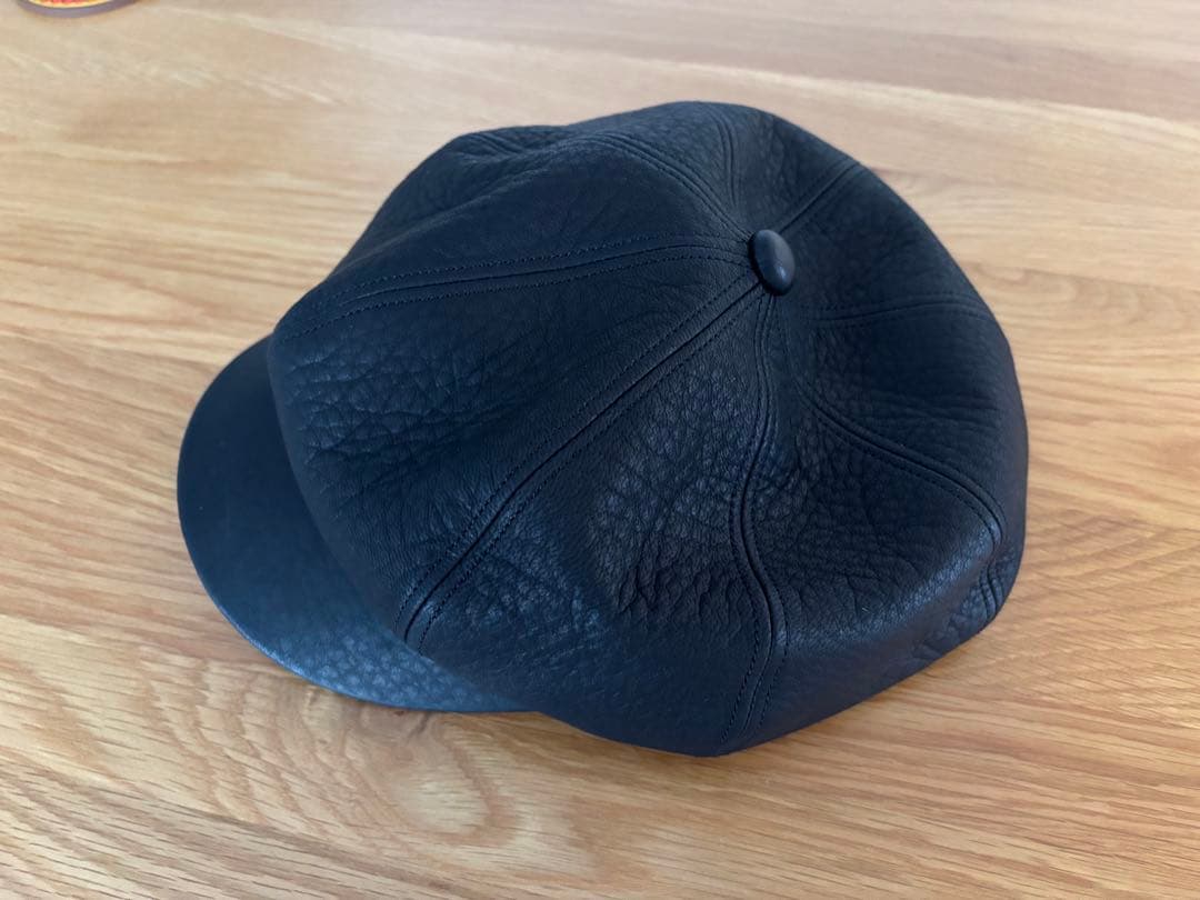 帽子 y'2 leather DEER SKIN LEATHER CASQUETTE