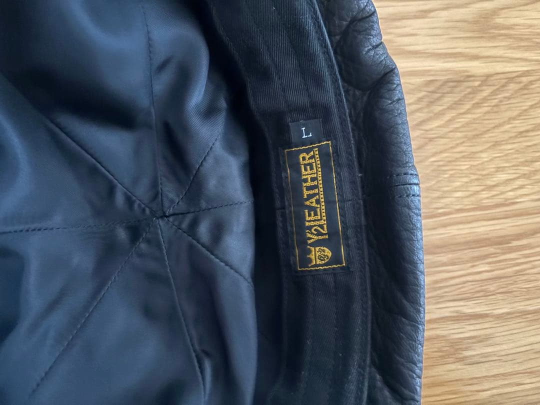 帽子 y'2 leather DEER SKIN LEATHER CASQUETTE