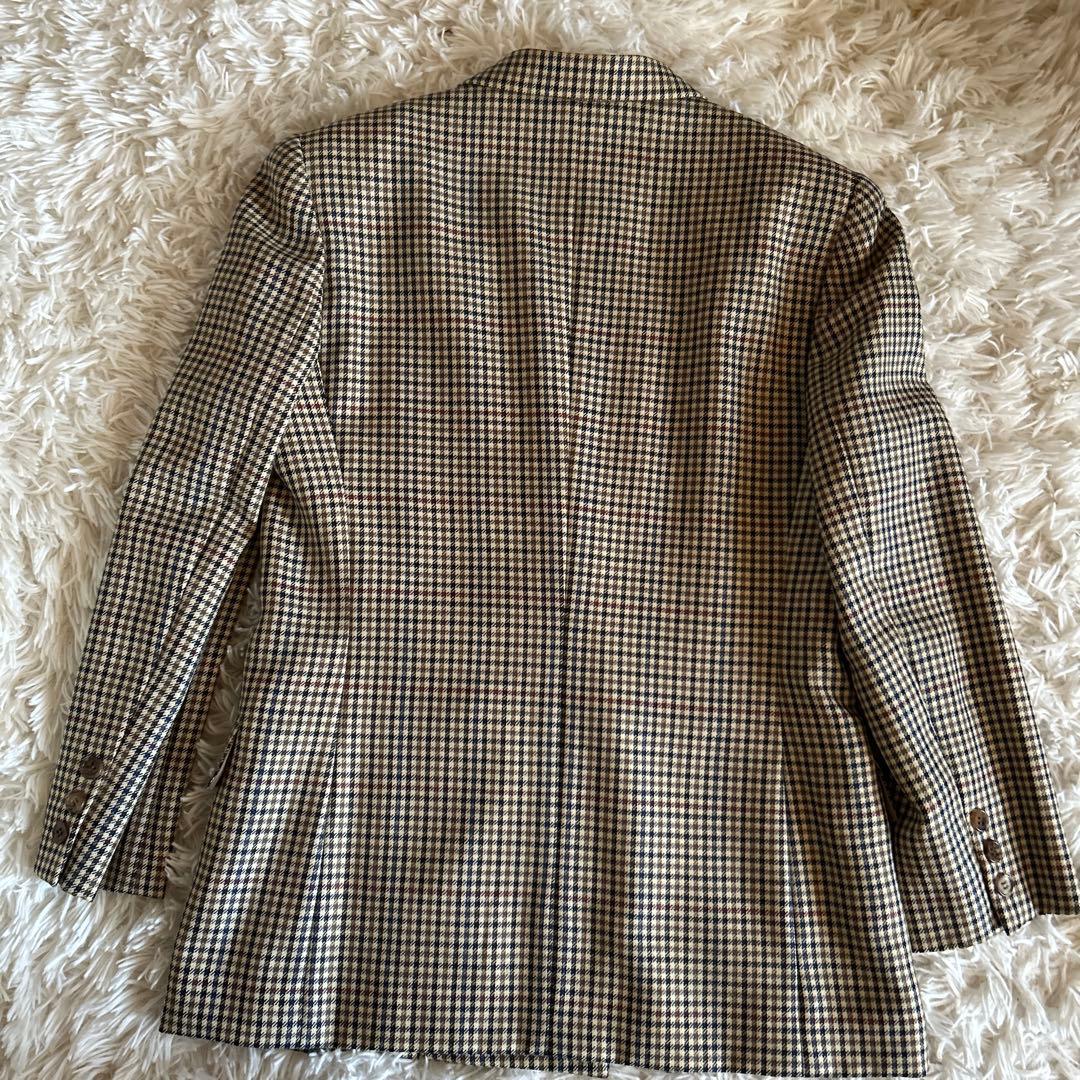 【美品】ヴィンテージBurberrys チェック柄 ダブルブレストジャケット