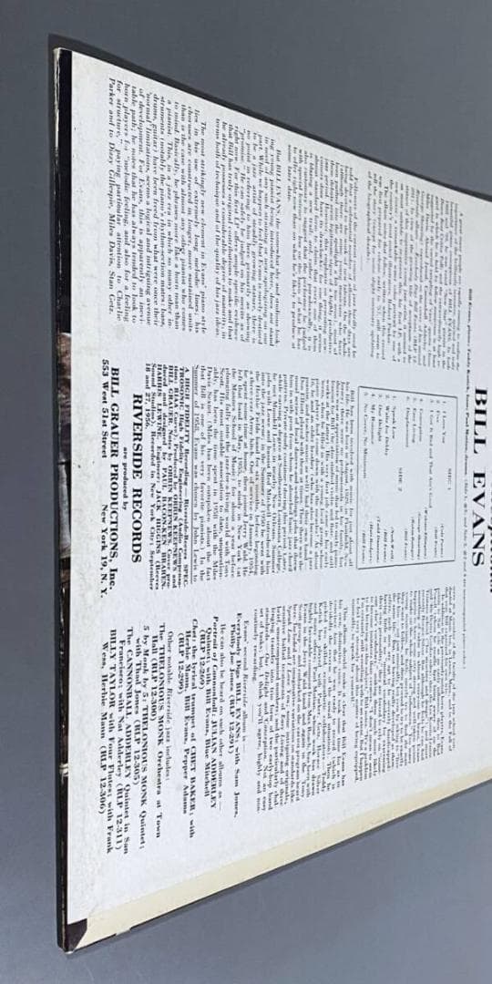 ★極レアー！【US初期モノラル盤／青大/深溝DG】ビル・エヴァンス / ワルツ