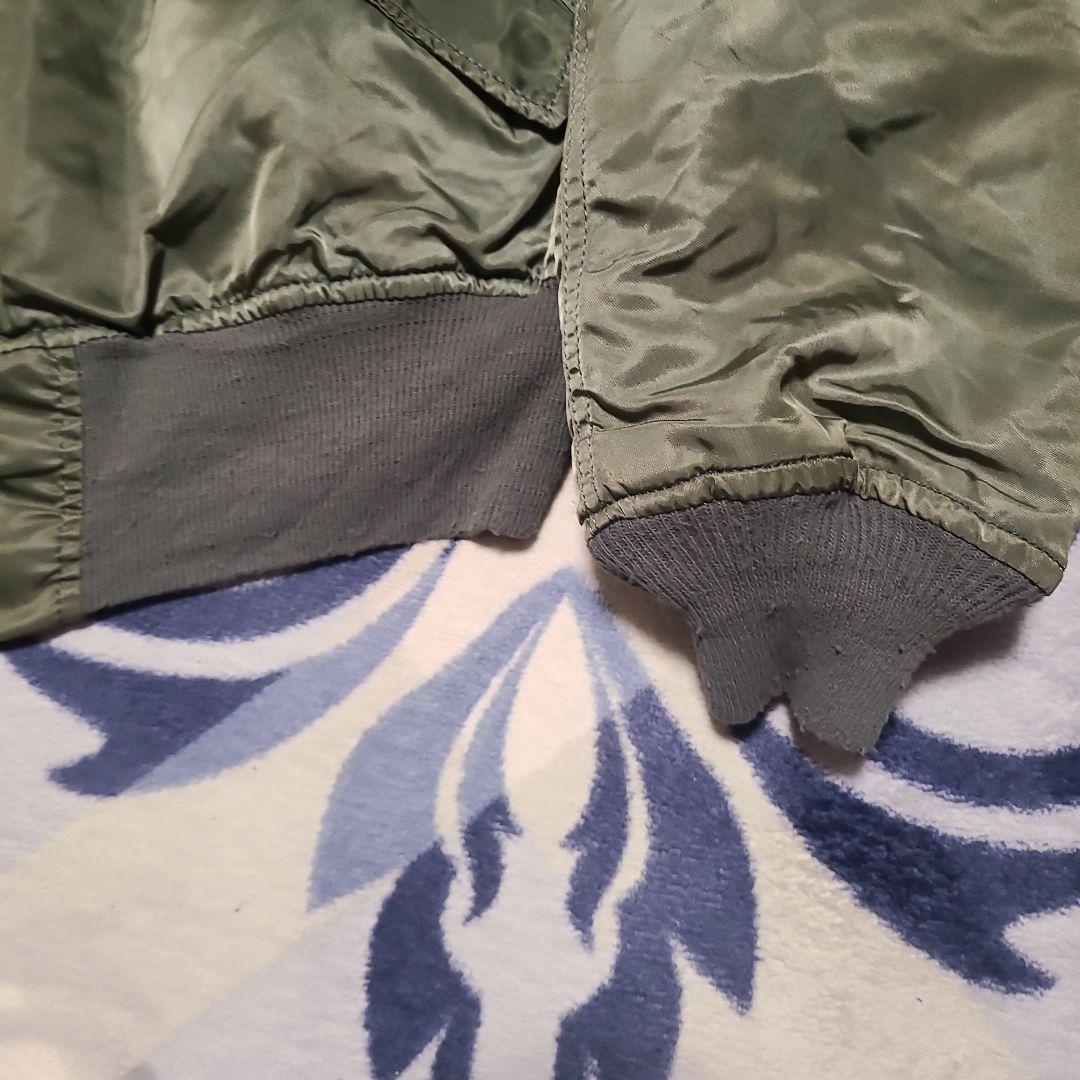 USA製 アルファ Alpha MA-1 フライトジャケット オリーブグリーン