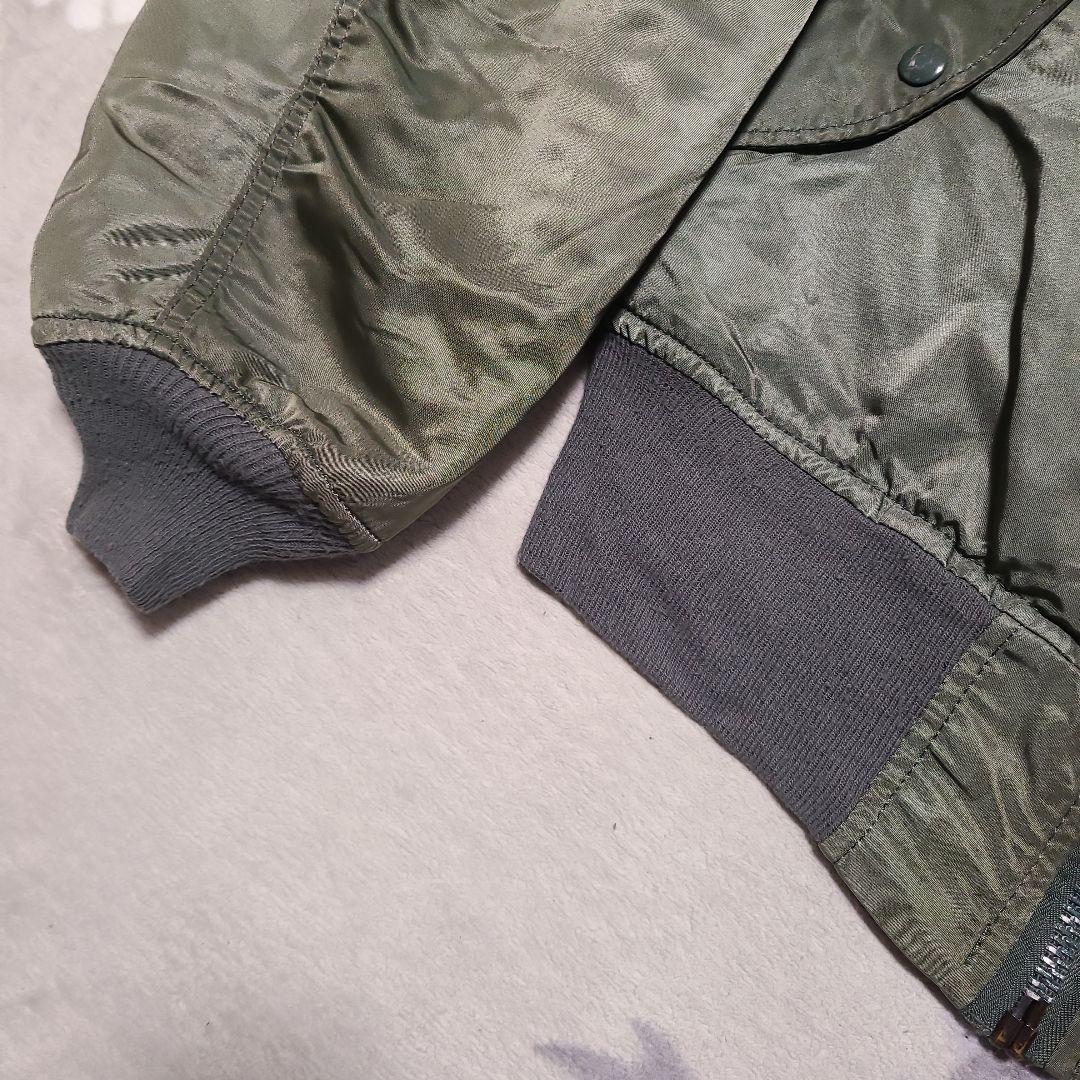 USA製 アルファ Alpha MA-1 フライトジャケット オリーブグリーン