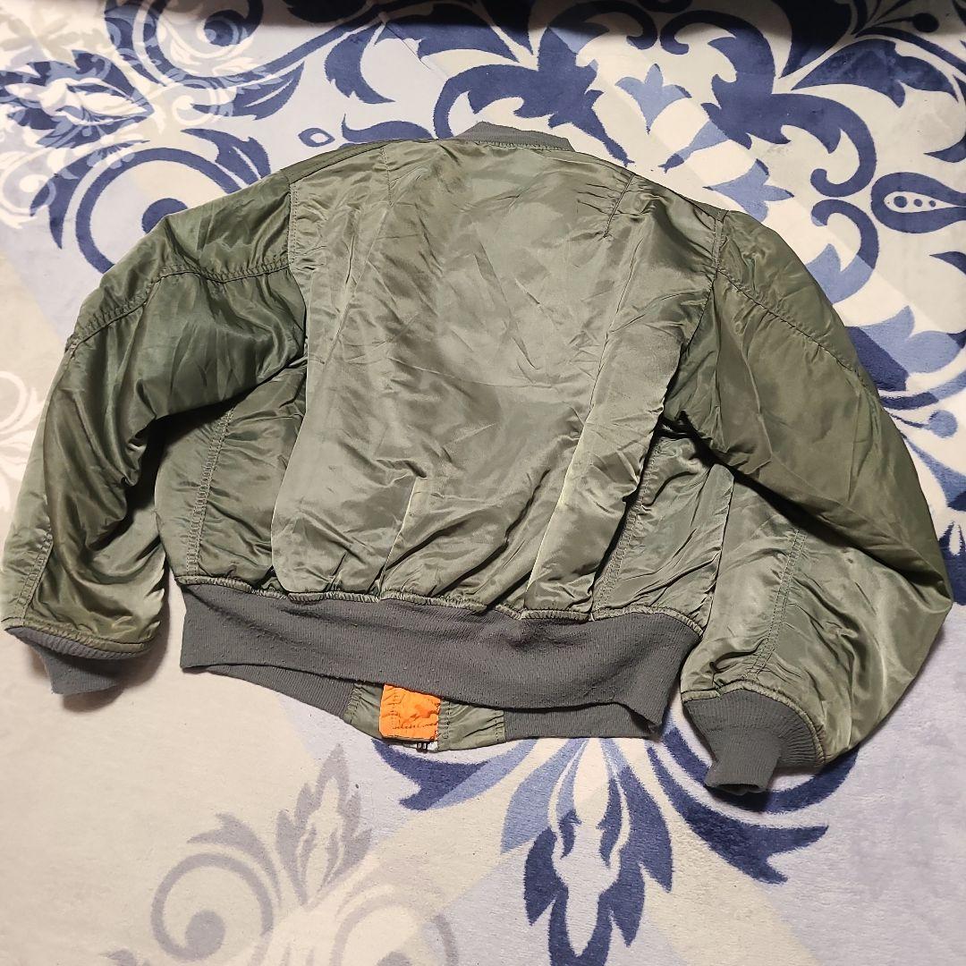 USA製 アルファ Alpha MA-1 フライトジャケット オリーブグリーン