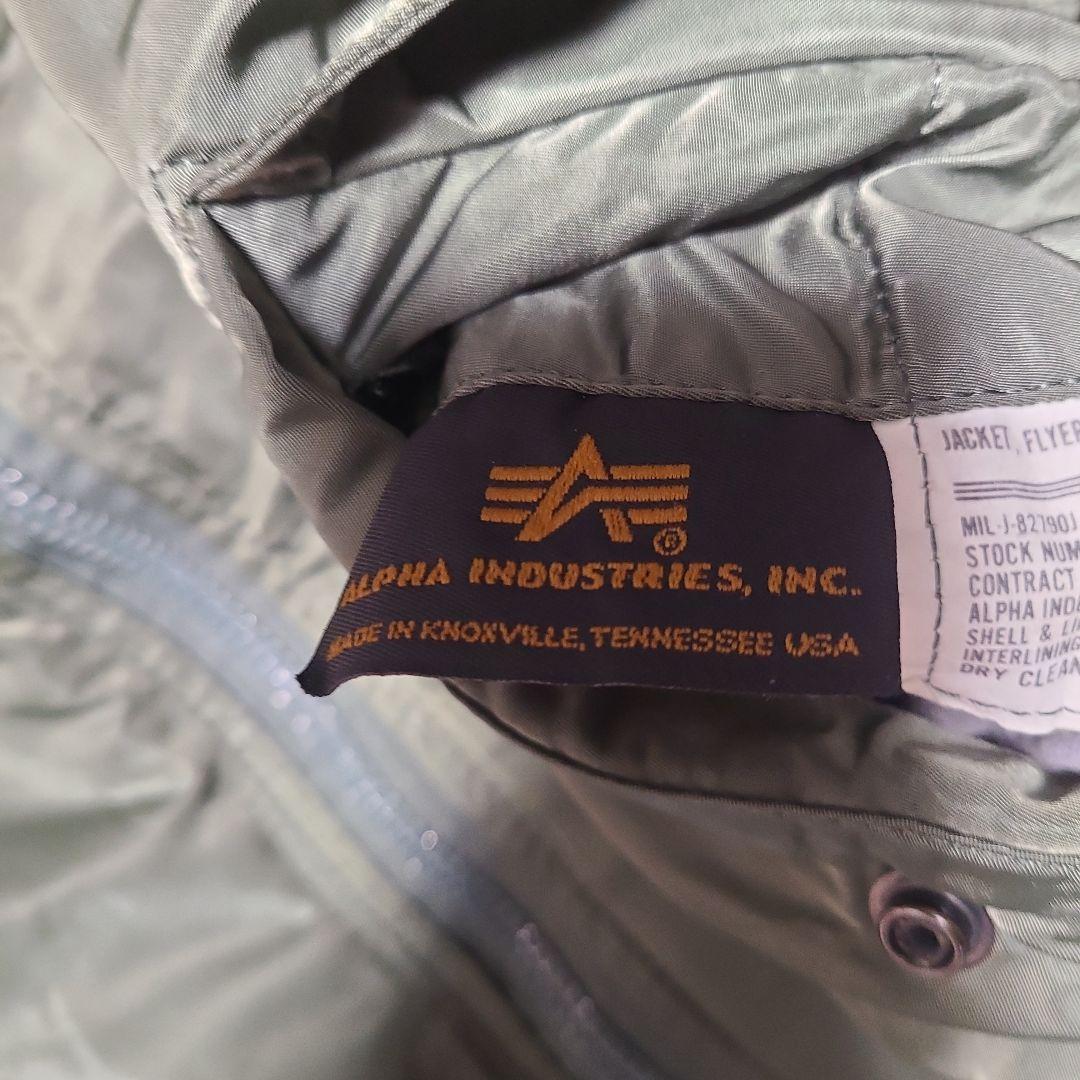 USA製 アルファ Alpha MA-1 フライトジャケット オリーブグリーン