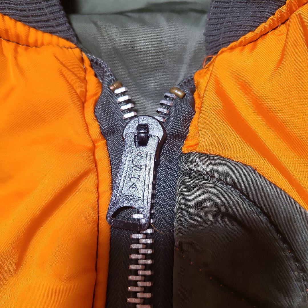 USA製 アルファ Alpha MA-1 フライトジャケット オリーブグリーン