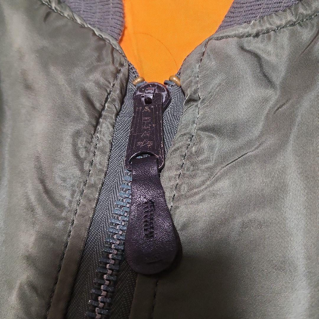 USA製 アルファ Alpha MA-1 フライトジャケット オリーブグリーン