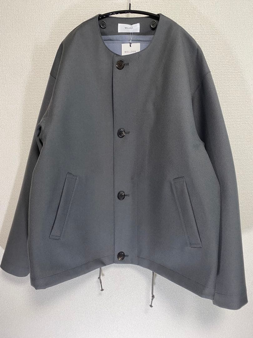 【極美品】WELLDER ダークオリーブ ノーカラージャケット サイズ4