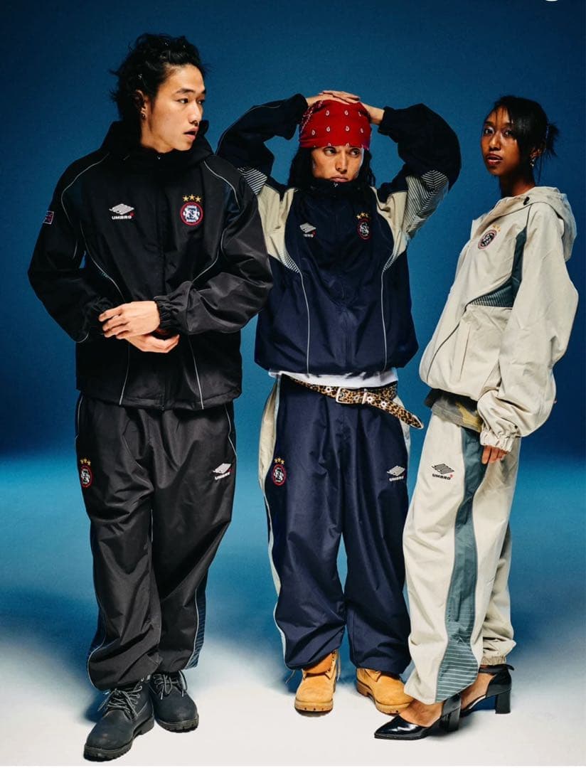 9090 × umbro Gradation Nylon セットアップ