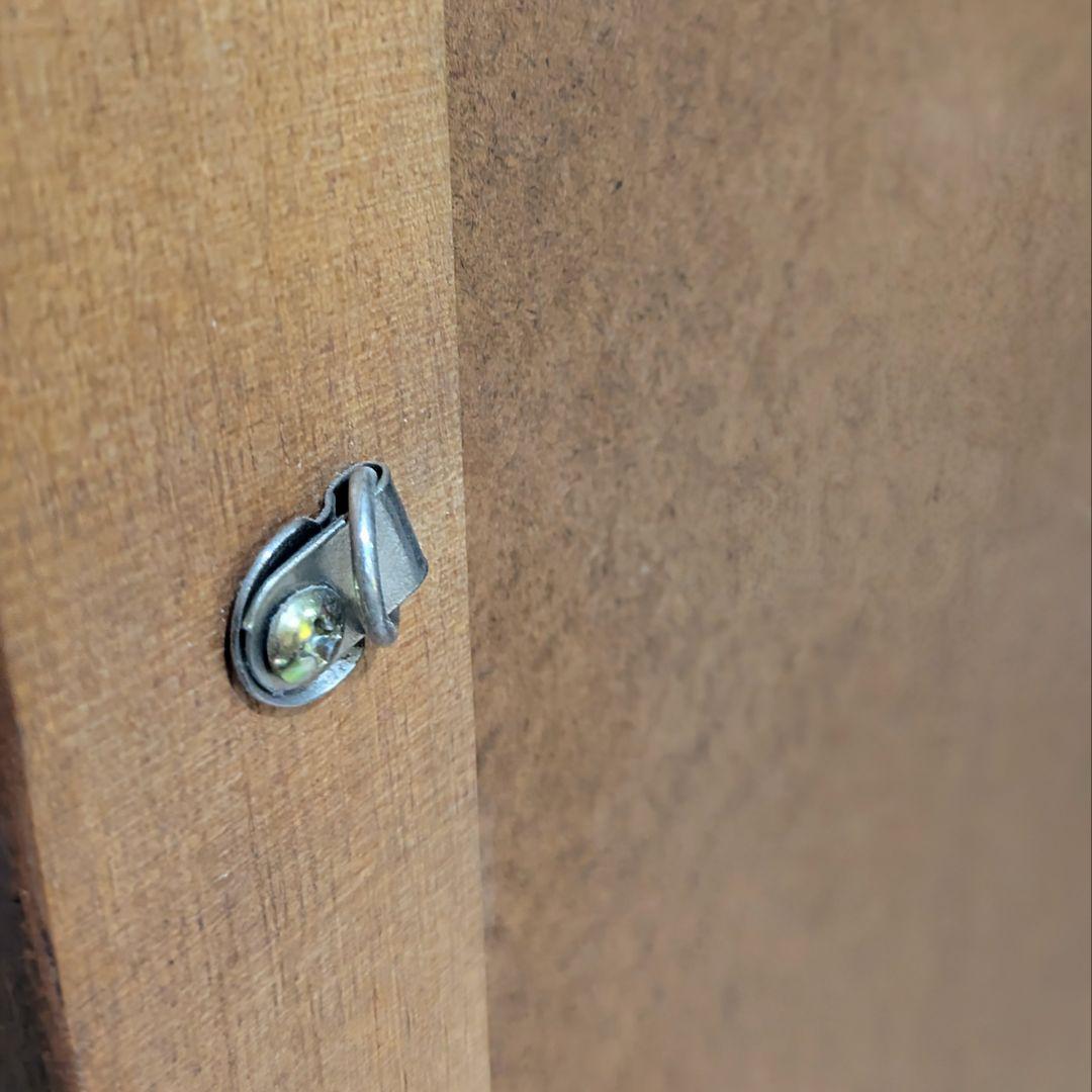 イタリア製 姿見 ウォールミラー アンティーク調 木製 花柄