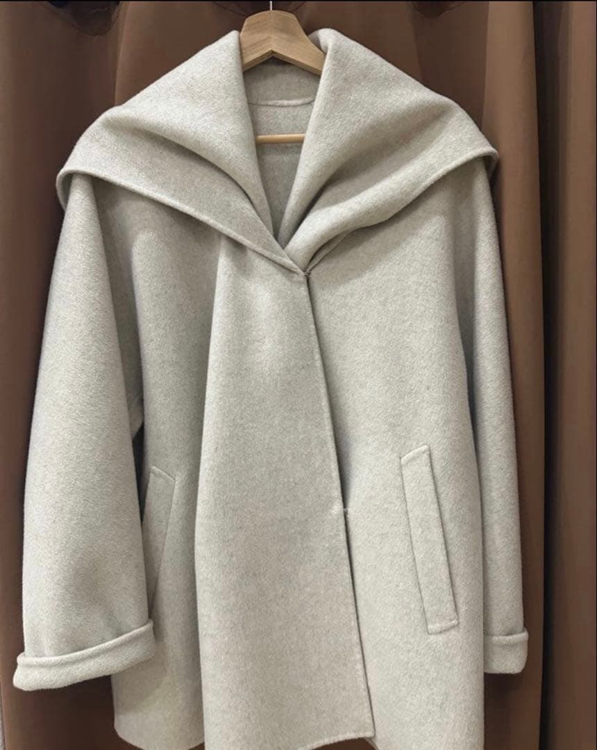 美品♡plage ハミルトン DRAPE MIDDLE コート　ナチュラル　38