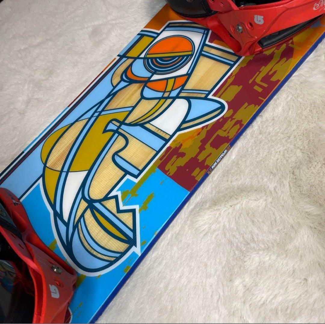 スノーボードK2×MEPPELIN MINI137cm×BURTONビンディング