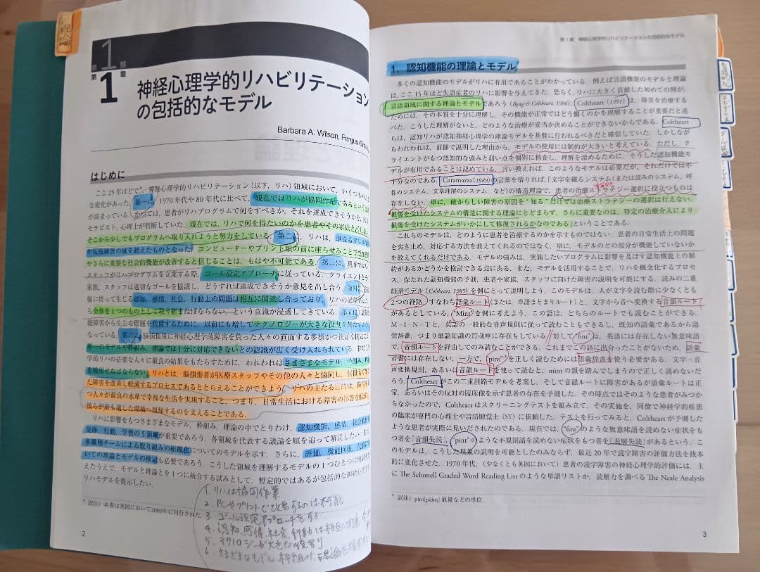 高次脳機能障害のための神経心理学的リハビリテーション