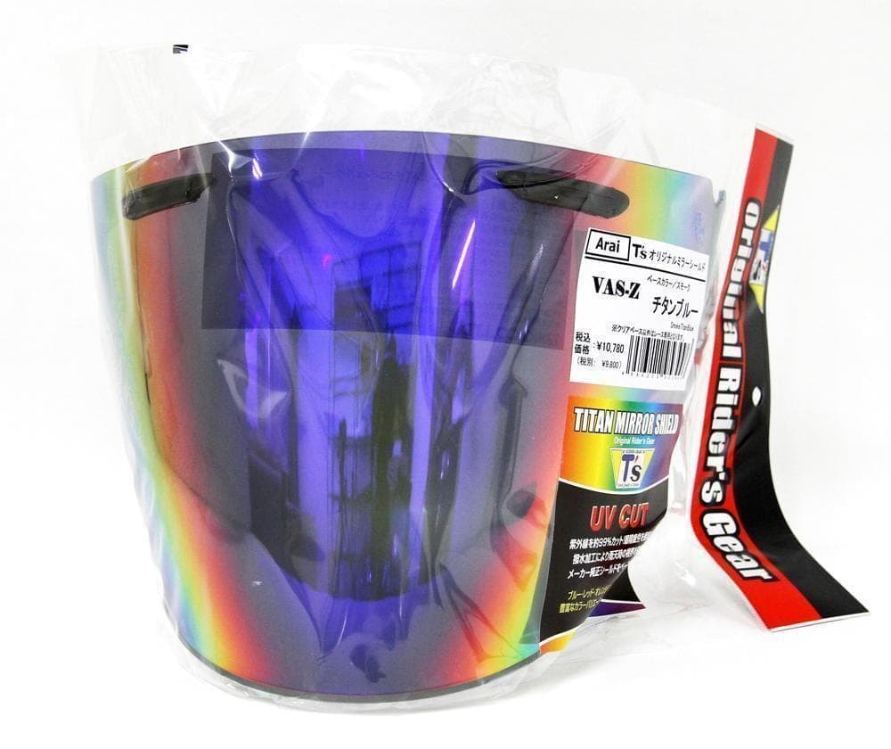 Ts ミラーシールド アライ VAS-Zブローシールド スモーク（チタンブルー）