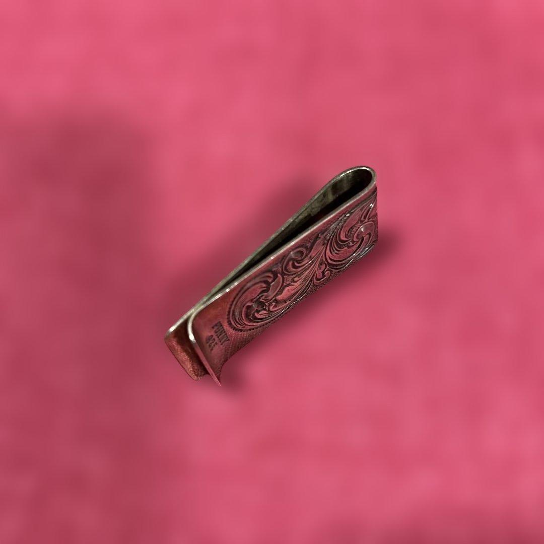 FUNNY ファニー　ハンドエングレーブ　マネークリップ　シルバー925