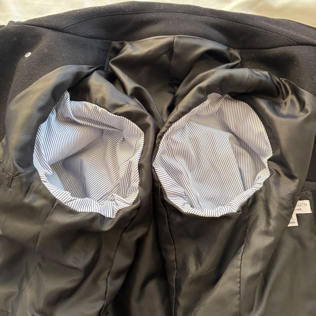 ナポレオンジャケット Pコート ウール 黒 Mサイズ モード お兄系 y2k