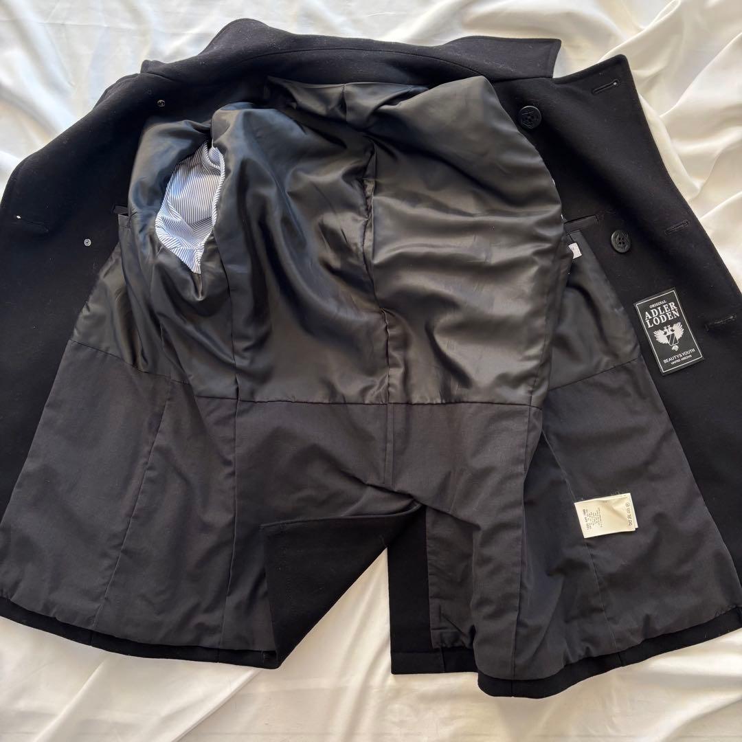 ナポレオンジャケット Pコート ウール 黒 Mサイズ モード お兄系 y2k