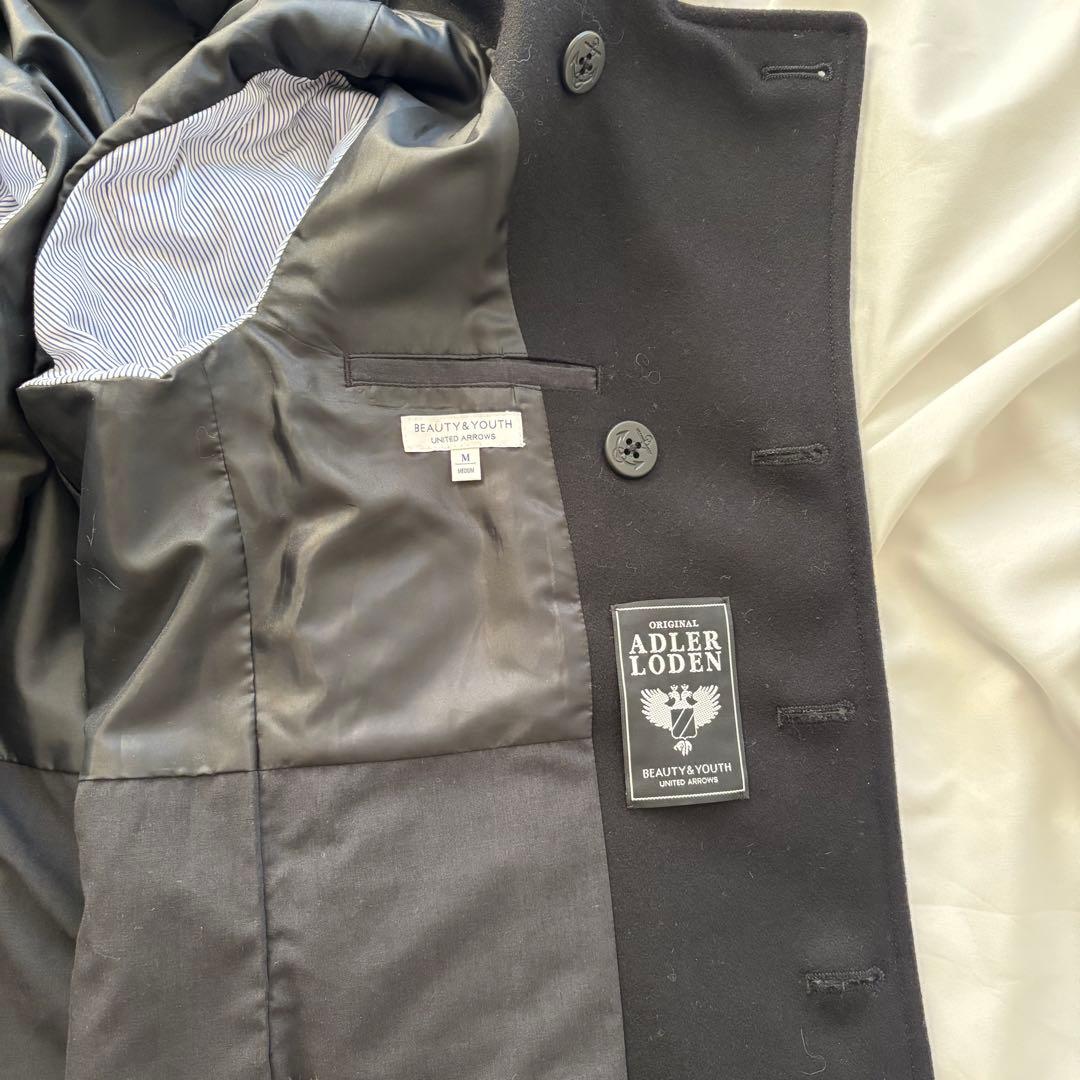 ナポレオンジャケット Pコート ウール 黒 Mサイズ モード お兄系 y2k