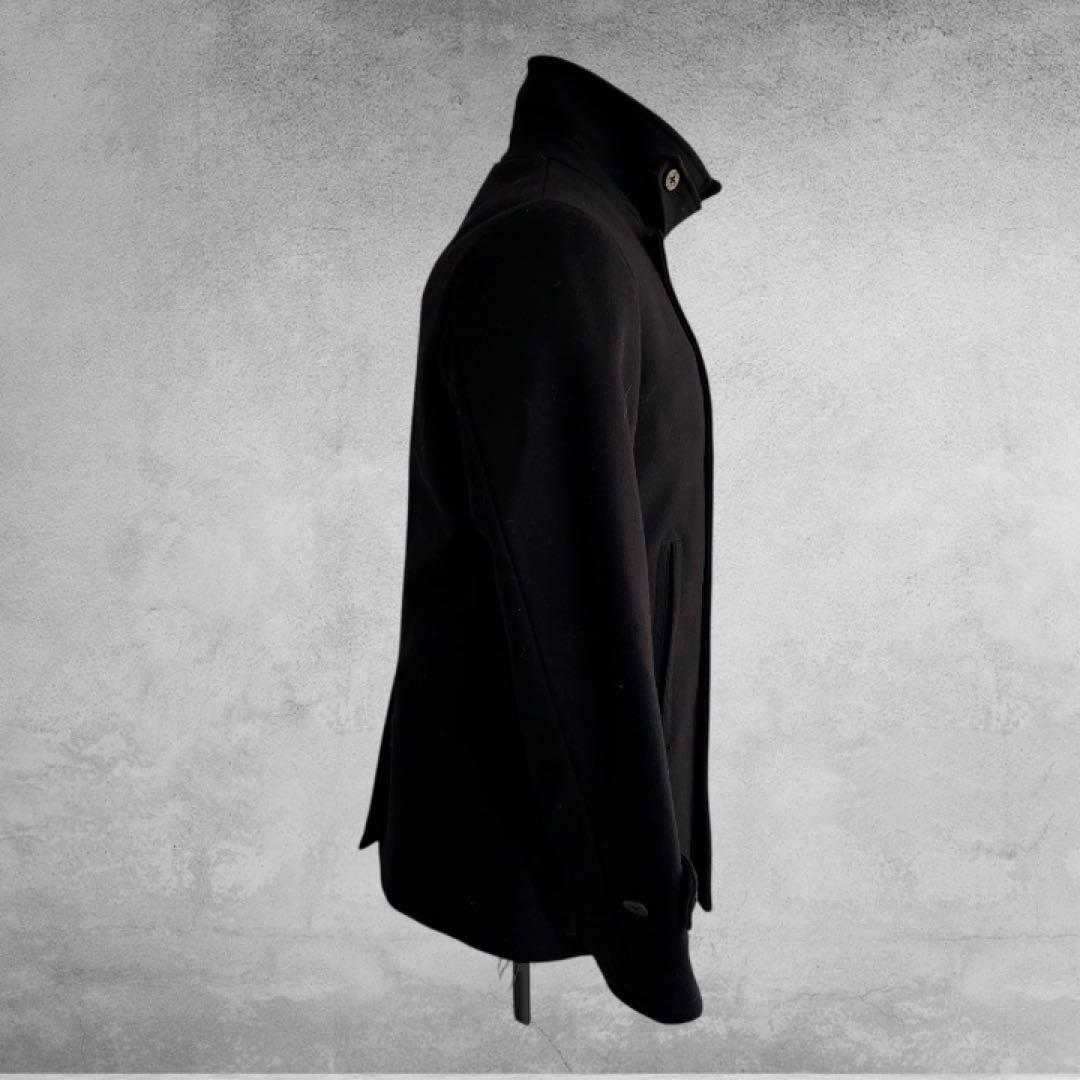 ナポレオンジャケット Pコート ウール 黒 Mサイズ モード お兄系 y2k