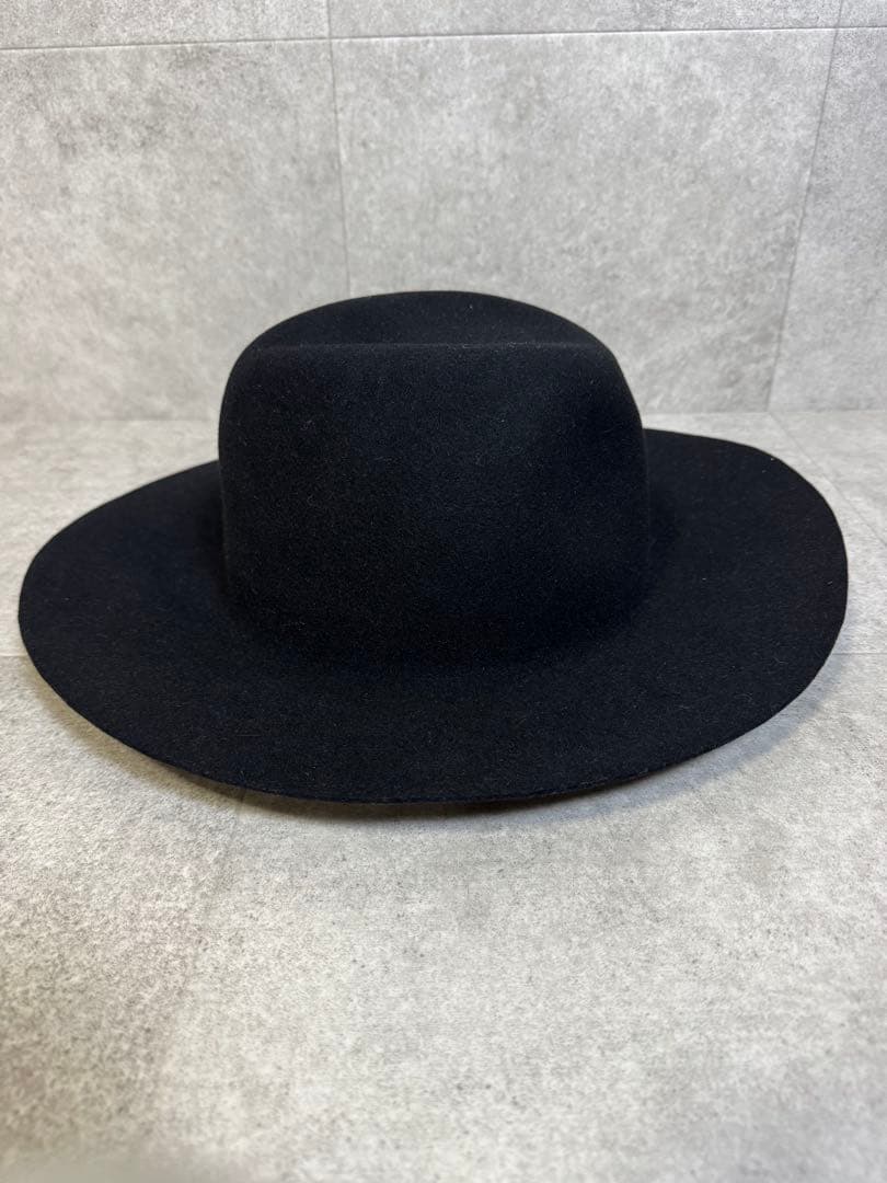 KIJIMA TAKAYUKI Bshop別注 ラビットヘアフェルト ハット 黒